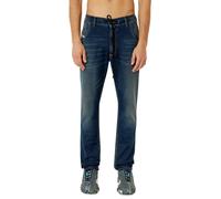 Jeans Diesel Krooley Jogg E69UB Da Uomo W40/L32 Stretch Affusolati Blu RRP€295