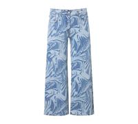 Jeans donna Angel of Style taglie forti gambe larghe stampa laser 5 tasche...