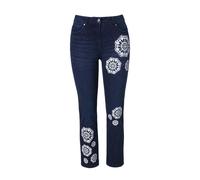 Jeans donna Angel of Style taglie forti Paula Straight Fit stampa floreale...