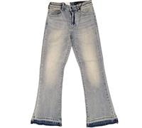 Jeans Donna Armani AX Capri Logo Zip Cinque Tasche Moda 3DYJ62 1500 Denim