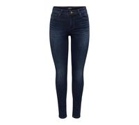 ONLY Onlwauw Mid SK DNM Bj581 Noos, Jeans Donna, Dark Blue Denim, XL / 32L