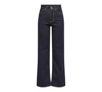 ONLY - Madison - Jeans a vita alta color blu scuro a fondo ampio 40