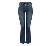 JEANS Donna ONLY 15353700 BLUSH MID FLARED DARK BLUE DENIM