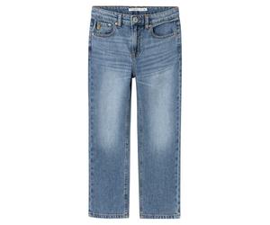 Jeans dritti Blu 10 anni - 138 cm Tinta unita