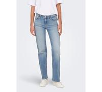 ONLY Onlblush Mid Straight DNM Tai467 Noos, Mix Blu Chiaro, (XS) W x 32L