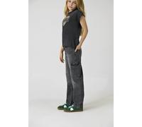 Jeans dritti cargo Grigio 13 anni - 153 cm Tinta unita