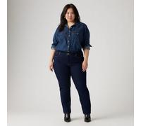Levi's Plus Size 314 Shaping Straight, Jeans Donna, Dark Indigo - Flat Finish, 16 M