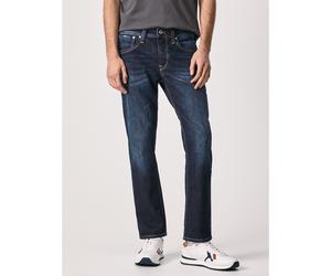 Jeans dritto stretch Cash Blu 42 (IT) - W29 L30 (US) Tinta unita