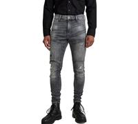 Jeans G-Star Raw Uomo 5620 Knee Zip Skinny Superslim, Grigio, 28W / 30L