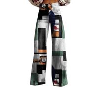 Jeans Gotico Baggy in Denim Gamba Dritta Vita Alta con Tasche Pantalone Larghi Tinta Unita Y2k Curvy Pantalone Leopardati Donna Casual Elasticizzati Classico Denim Attillati Comodo Allentato Slim Fit