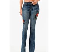 Jeans Grace in LA bootcut flare Floral HL2452 - High Waist vita alta