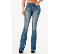 Jeans Grace in LA bootcut flare Stars HL51986 - High Waist vita alta