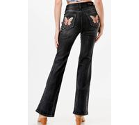 Jeans Grace in LA bootcut HL2447BLK - High Waist vita alta