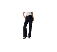 Jeans Guess donna a zampa con bottoni laterali oro W5RA0PD5PW1