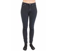 Jeans In Corduroy Nero Lavato Da Donna BLK DNM #WJ990201 $215 NWT