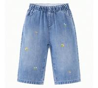 Jeans in denim traspirante e resistente allo sbiadimento, nuova collezione primavera per ragazze Aggiungi un tocco fresco ed ecologico al guardaroba primaverile della tua bambina con i jeans Mini Bala