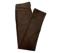 HOLIDAY Jeans Invernale in Velluto Liscio Elasticizzato PILOR Art. Plat Colore Marrone (50)