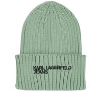 Jeans Karl Lagerfeld, Donna, Berretto Con Logo Essenziale, Verde, One size
