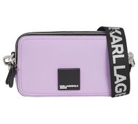 Jeans Karl Lagerfeld Donna Borsa Per Fotocamera Con Logo A Scatola, Viola, One size