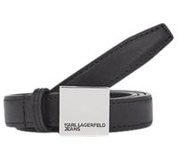 Jeans Karl Lagerfeld, Donna, Cintura Sottile In Pelle, Nero, 85