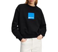 Jeans Karl Lagerfeld, Donna, Felpa Con Logo A Quadro, Vestibilità Regolare, Nero, XS
