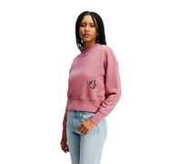 Jeans Karl Lagerfeld, Donna, Felpa Con Logo Monogramma, Vestibilità Regolare, Rosa, XS