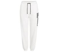 Jeans Karl Lagerfeld, Donna, Pantaloni Della Tuta Essential Logo Slim, Slim Fit, Bianco, L
