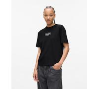 KARL LAGERFELD JEANS Maglietta nero / bianco Donna KARL LAGERFELD JEANS XL