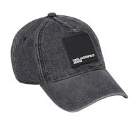 Jeans Karl Lagerfeld Uomo Cappellino Denim, Nero, One size