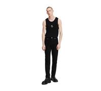 KARL LAGERFELD JEANS Mid Rise Slim Denim Jeans, Stay Black, 32W x 32L Uomo