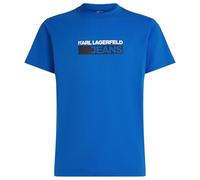 Jeans Karl Lagerfeld, Uomo, T-Shirt Con Logo A Maniche Corte Slim, Vestibilità Slim, Blu, L