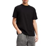 KARL LAGERFELD JEANS Regular Rubber Patch Tee T-Shirt con Toppa in Gomma A Maniche Corte, vestibilità Regolare, Nero, L Mens