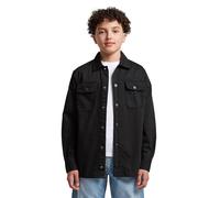 Jeans Knit pvt Ltd Gpo Overshirt Giacca, Nero (Dk Black D29718-01-6484), 10 Anni Bambini e Ragazzi