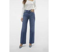 Vero Moda Tessa Wide Straight Fit Ra380 Ga High Waist Jeans Blu 28 / 32 Donna