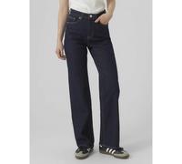 Jeans larghi, vita alta Blu 42 (IT) - W28 L32 (US) Tinta unita