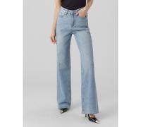 Jeans larghi, vita alta Blu W26 L30 (US) Tinta unita