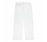 Jeans largo cargo Beige 10 anni - 138 cm Tinta unita
