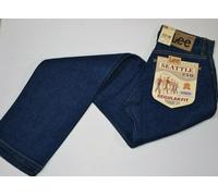 Jeans Lee Seattle 710.1145 blu scuro unisex mom fit regular diritto (vintage)