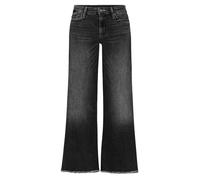 Jeans Leggeri Donna Estivi - Jeans Neri Donna Jeans da Donna a Gamba Dritta Pantaloni Casual in Denim a Vita Media