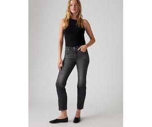 Jeans Levi's® 501® accorciati Nero / Long Live The Queen levi > clothing > women > jeans > straight