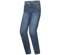 Ixon Dany Jeans moto donna, Blue Stone Wash, Taglia 31/30