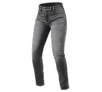 Rev'it Jeans Donna Revit Shelby 2 Ladies Sk Grigio Medio Stone L30 Accorciato W28