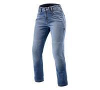 Jeans moto donna Revit Victoria 2 SF Classic blu Slavato L32