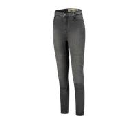 Rusty Stitches Emma Jeans da moto da donna, nero, taglia 36 per donne