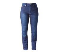 GMS Atlanta Slim Damen Jeans da motociclista femminile, blu scuro, Taglia 34/32