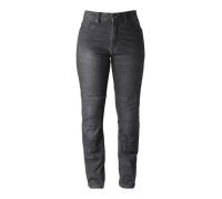 GMS Atlanta Slim Damen Jeans da motociclista femminile, nero, Taglia 32/32