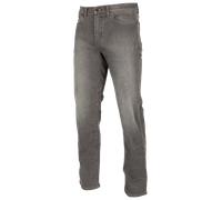Klim Unlimited Straight Stretch Denim Jeans Moto, grigio, taglia 34 36