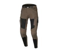 Macna Bombar Pantaloni tessili moto, marrone, taglia 30
