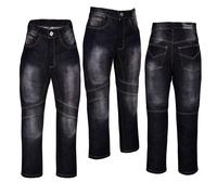 Jeans Moto Pantaloni Jeans Con Protettivi Pantaloni Neri Uomo