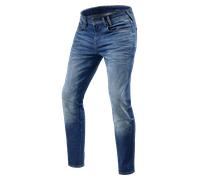 Revit Carlin SK Jeans Moto, Blue Stone Wash, Taglia 31/32